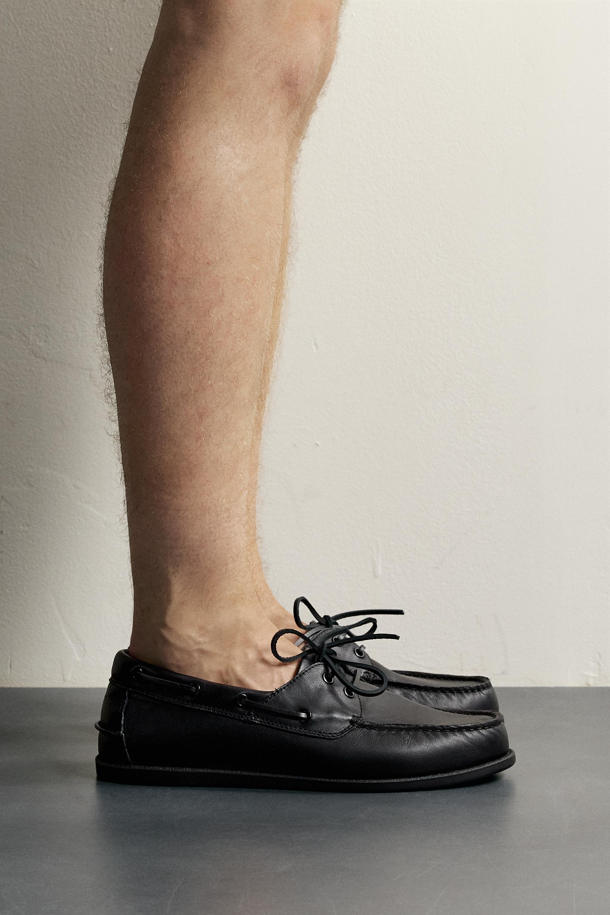 CHAUSSURES BATEAU EN CUIR